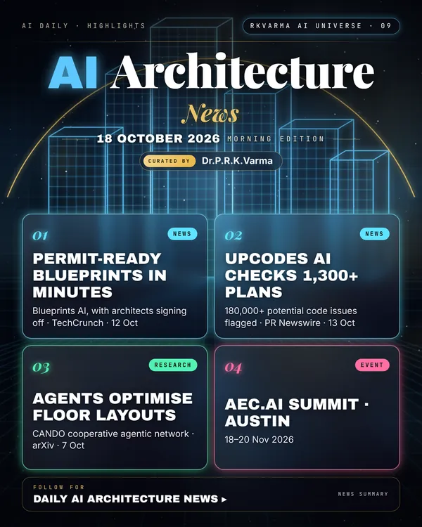 Poster: AI Architecture, 18 October 2026