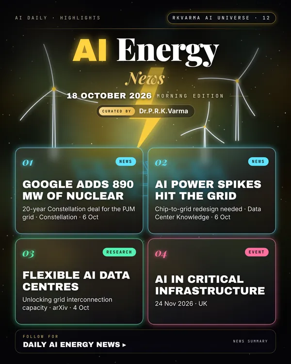 Poster: AI Energy, 18 October 2026