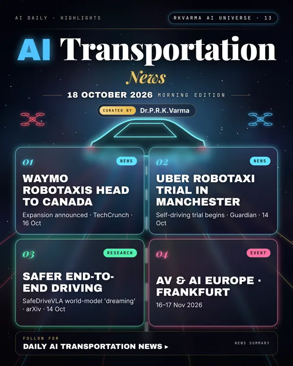 Poster: AI Transportation, 18 October 2026