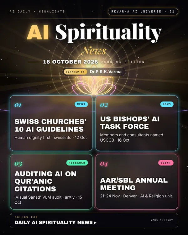 Poster: AI Spirituality, 18 October 2026