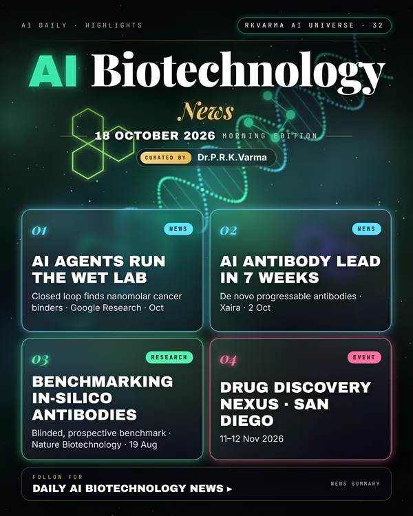 Poster: AI Biotechnology, 18 October 2026