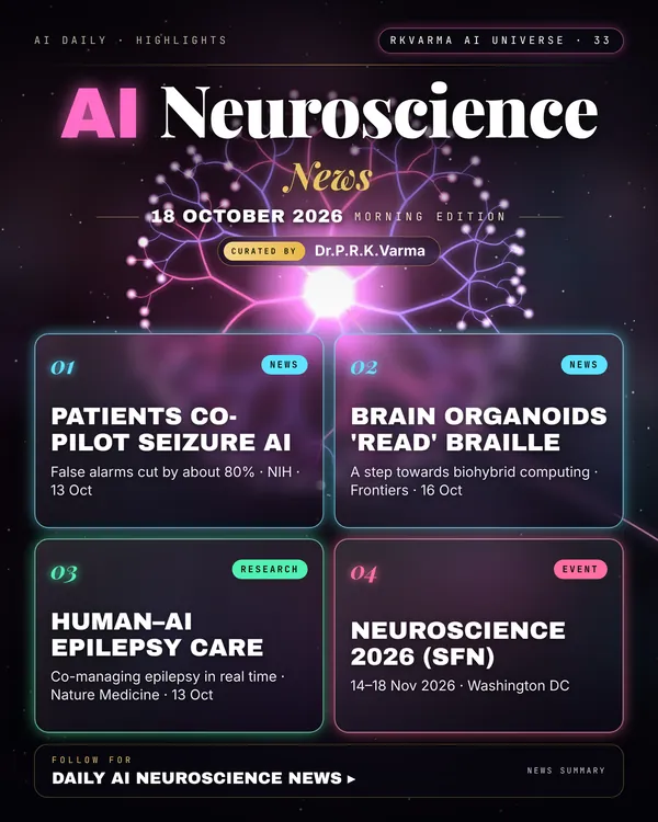 Poster: AI Neuroscience, 18 October 2026