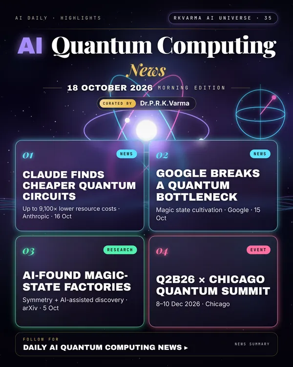 Poster: AI Quantum Computing, 18 October 2026