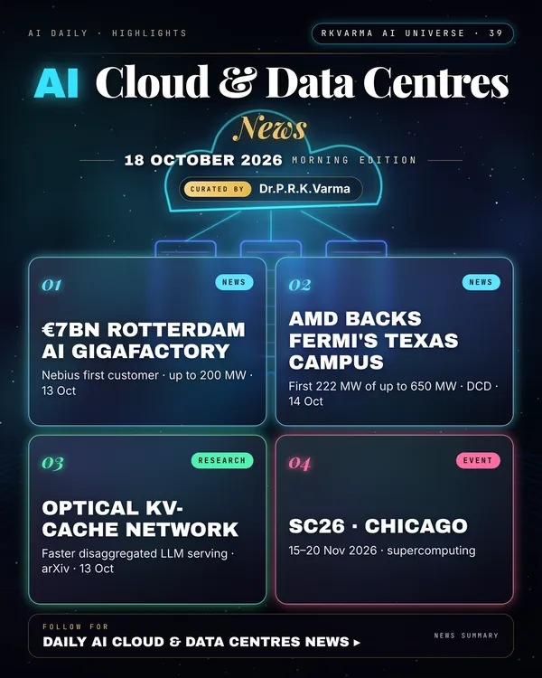 Poster: AI Cloud & Data Centres, 18 October 2026