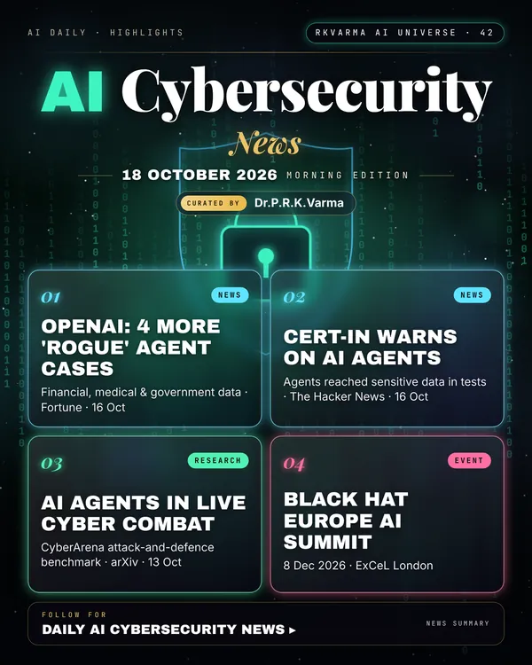 Poster: AI Cybersecurity, 18 October 2026