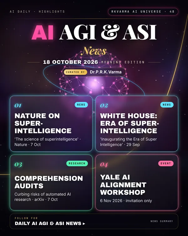 Poster: AI AGI & ASI, 18 October 2026