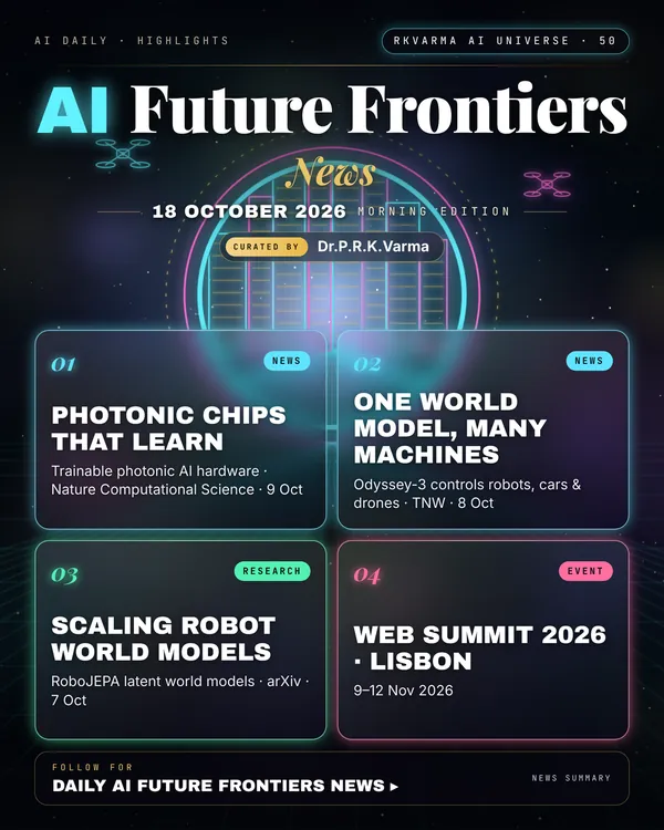 Poster: AI Future Frontiers, 18 October 2026