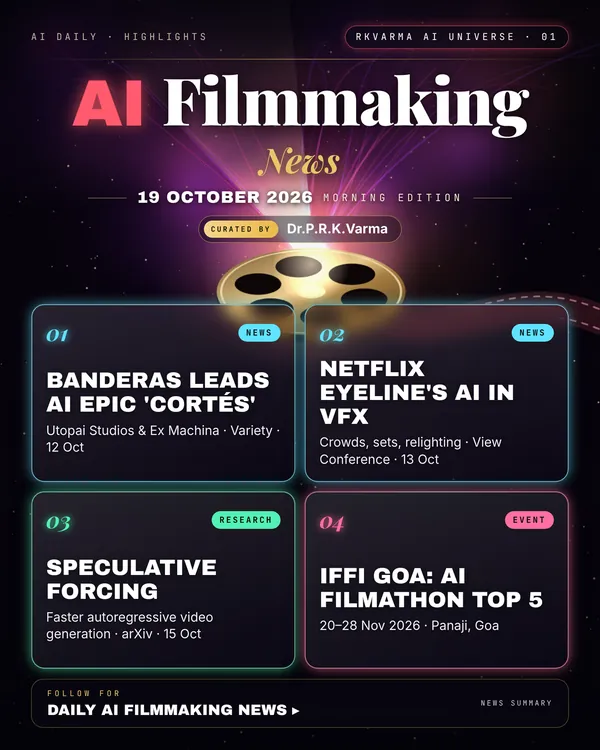 Poster: AI Filmmaking, 19 October 2026