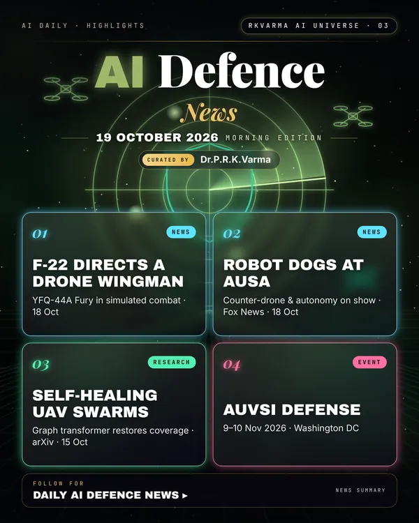 Poster: AI Defence, 19 October 2026