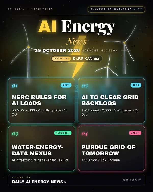 Poster: AI Energy, 19 October 2026
