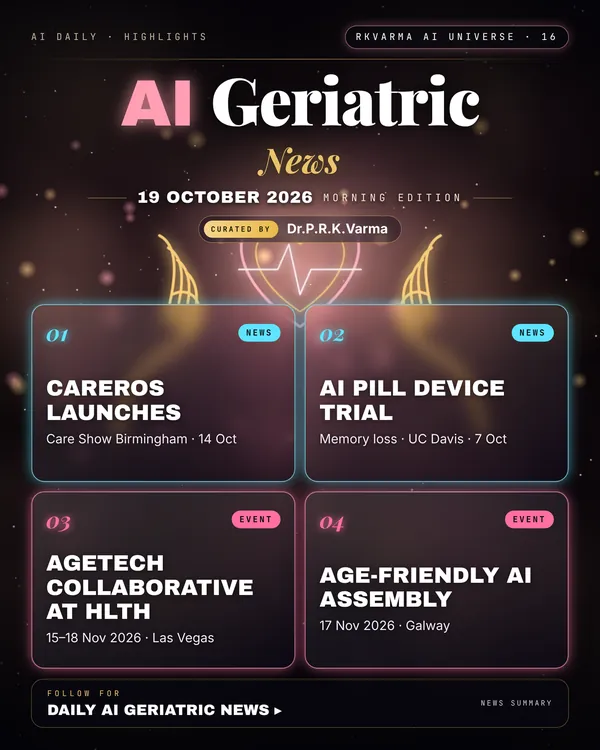 Poster: AI Geriatric, 19 October 2026