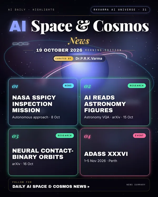 Poster: AI Space & Cosmos, 19 October 2026