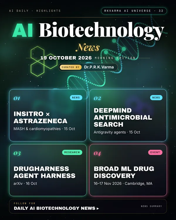 Poster: AI Biotechnology, 19 October 2026