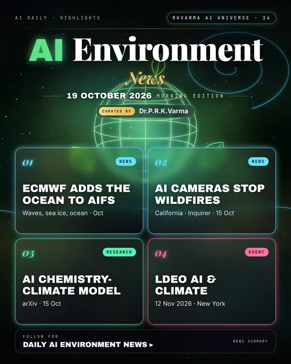 Poster: AI Environment, 19 October 2026