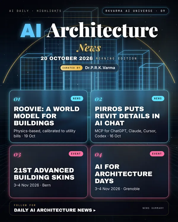 Poster: AI Architecture, 20 October 2026