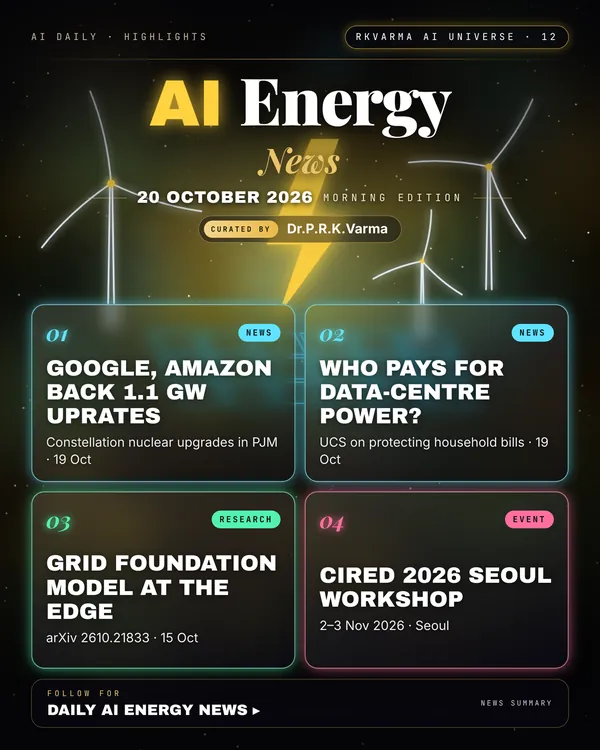 Poster: AI Energy, 20 October 2026