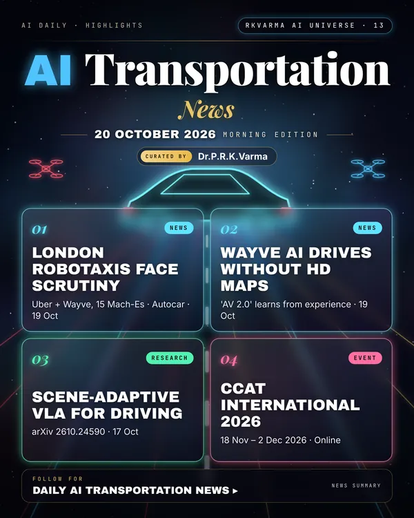 Poster: AI Transportation, 20 October 2026