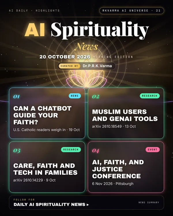 Poster: AI Spirituality, 20 October 2026