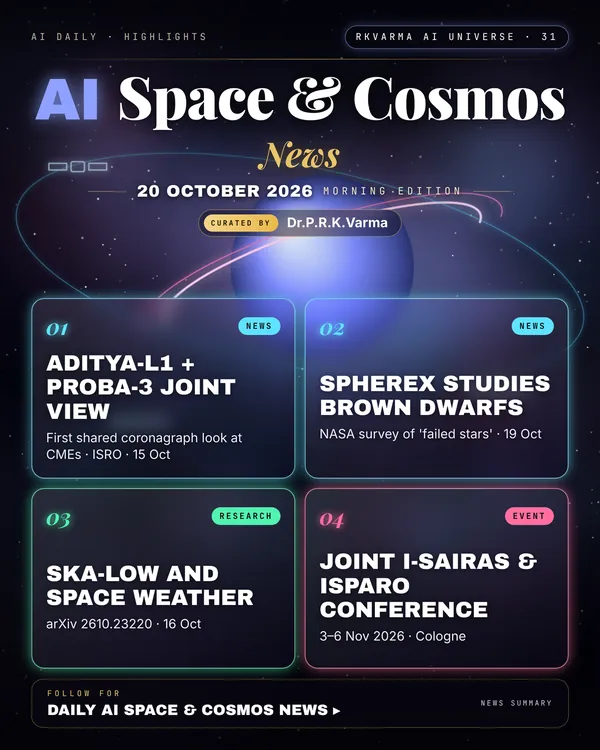 Poster: AI Space & Cosmos, 20 October 2026