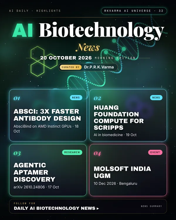 Poster: AI Biotechnology, 20 October 2026