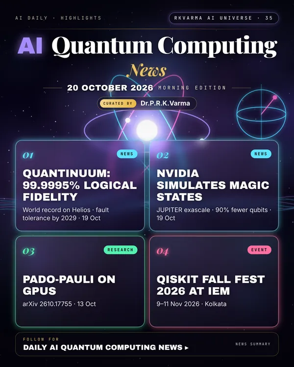 Poster: AI Quantum Computing, 20 October 2026