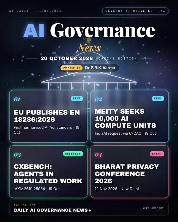 Poster: AI Governance, 20 October 2026