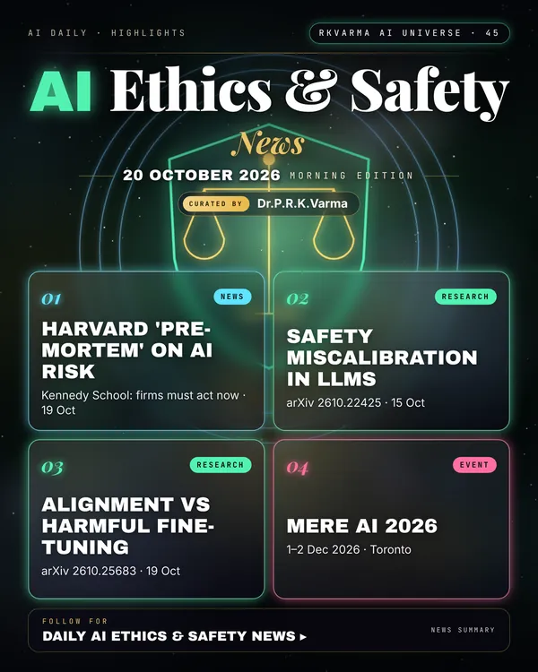 Poster: AI Ethics & Safety, 20 October 2026
