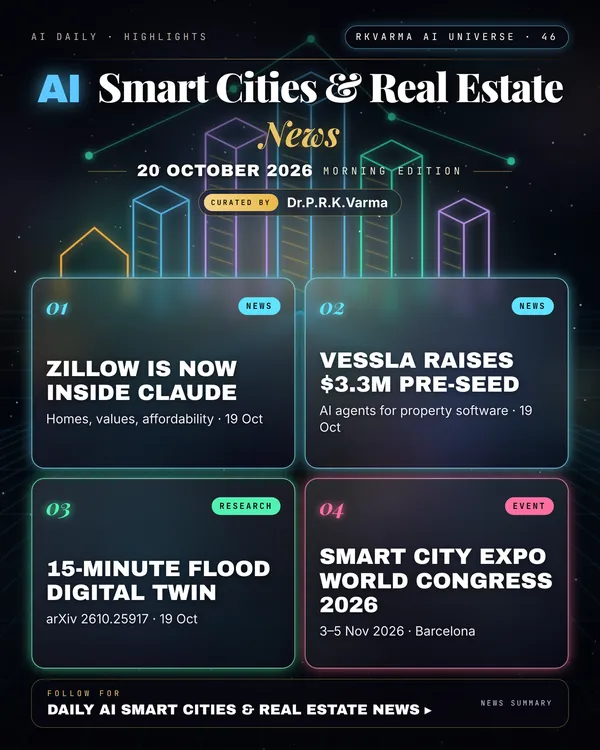 Poster: AI Smart Cities & Real Estate, 20 October 2026