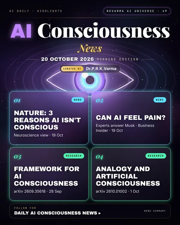 Poster: AI Consciousness, 20 October 2026