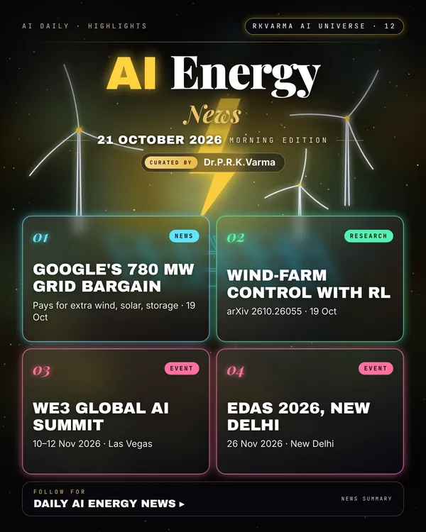 Poster: AI Energy, 21 October 2026
