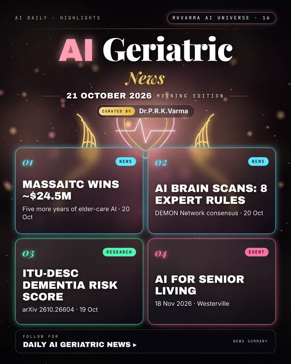 Poster: AI Geriatric, 21 October 2026