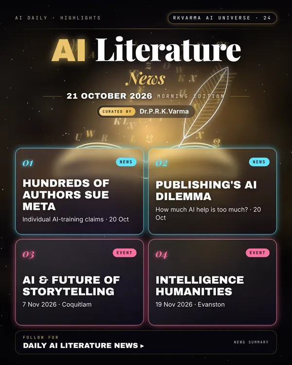 Poster: AI Literature, 21 October 2026