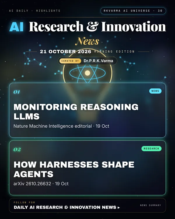Poster: AI Research & Innovation, 21 October 2026