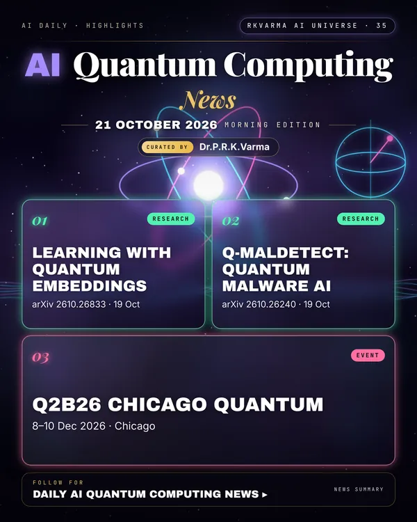 Poster: AI Quantum Computing, 21 October 2026