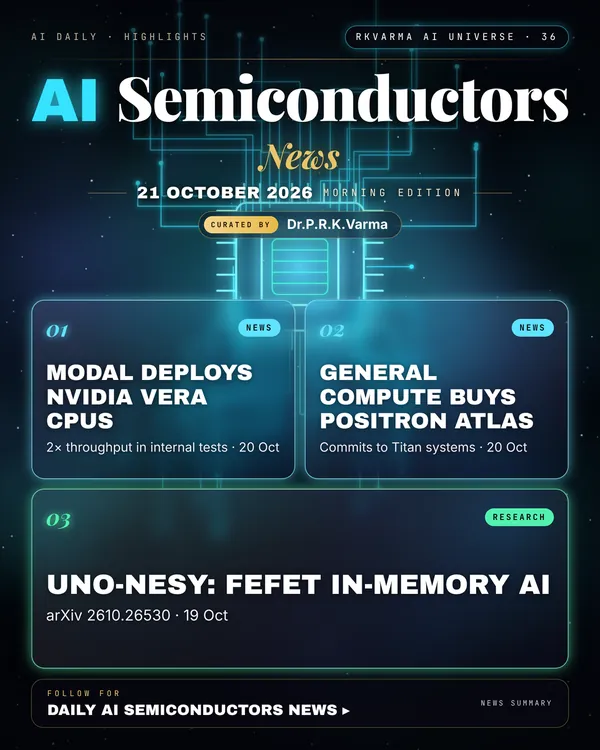 Poster: AI Semiconductors, 21 October 2026