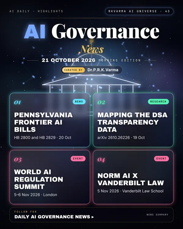 Poster: AI Governance, 21 October 2026