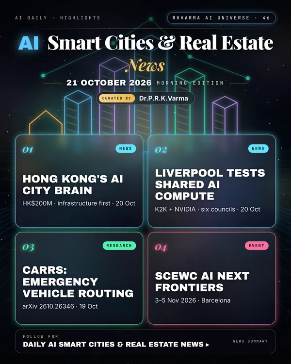 Poster: AI Smart Cities & Real Estate, 21 October 2026