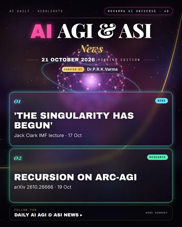 Poster: AI AGI & ASI, 21 October 2026