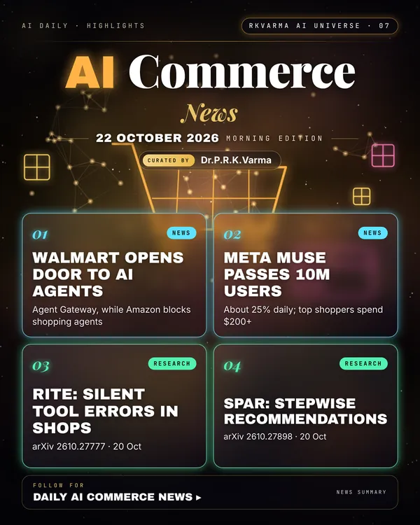 Poster: AI Commerce, 22 October 2026