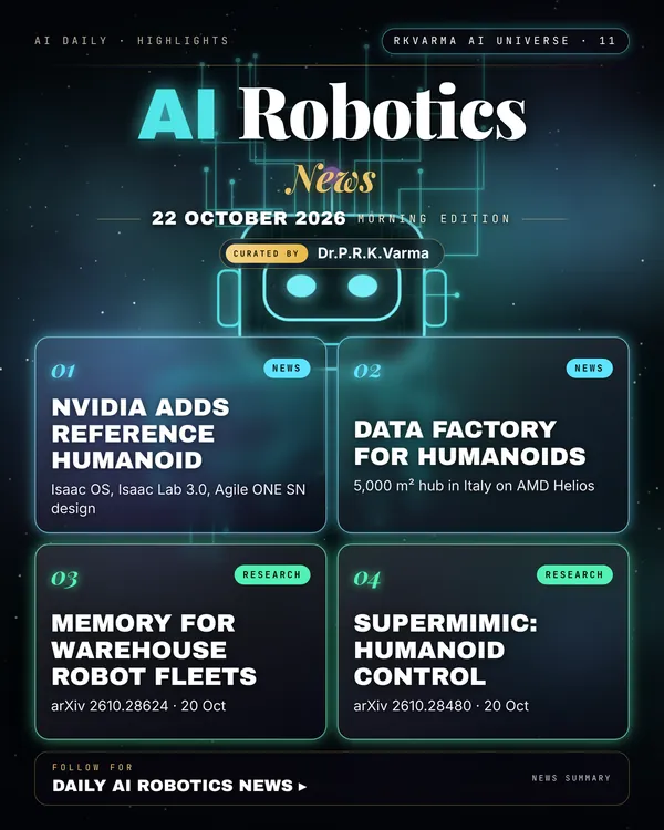 Poster: AI Robotics, 22 October 2026