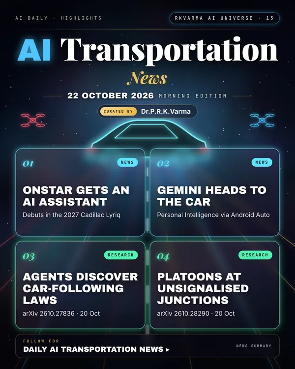 Poster: AI Transportation, 22 October 2026