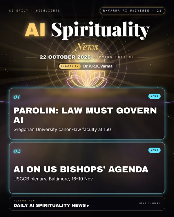 Poster: AI Spirituality, 22 October 2026