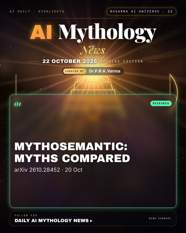 Poster: AI Mythology, 22 October 2026