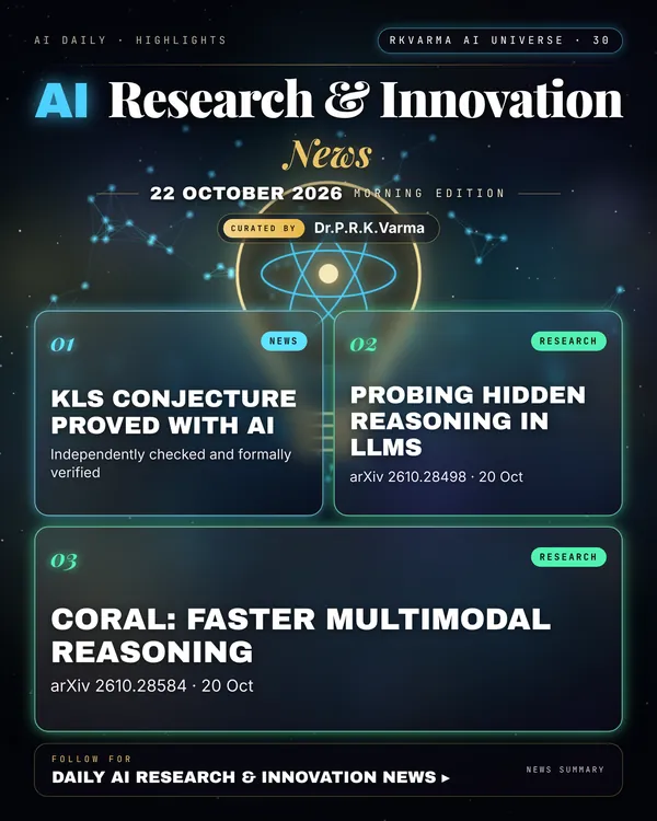 Poster: AI Research & Innovation, 22 October 2026