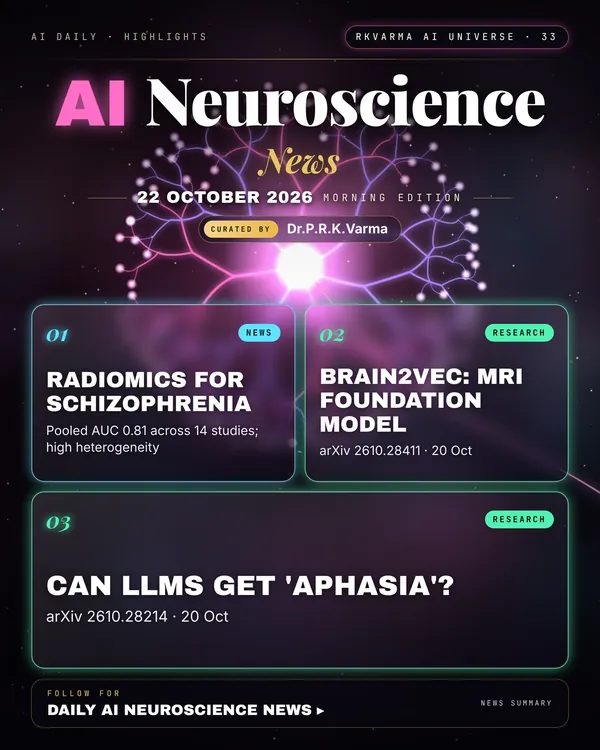 Poster: AI Neuroscience, 22 October 2026