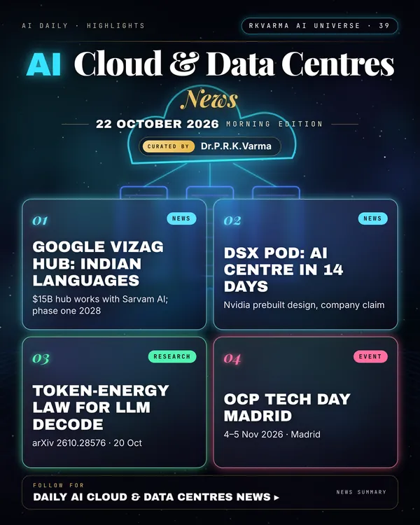 Poster: AI Cloud & Data Centres, 22 October 2026