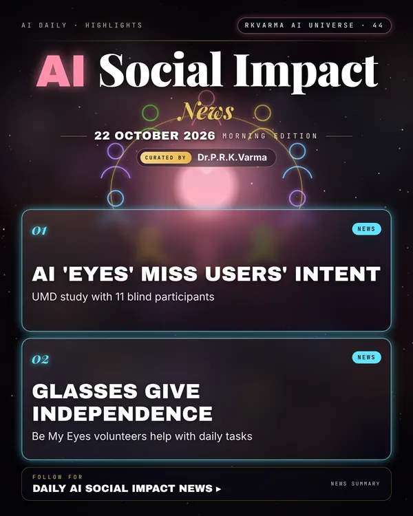 Poster: AI Social Impact, 22 October 2026