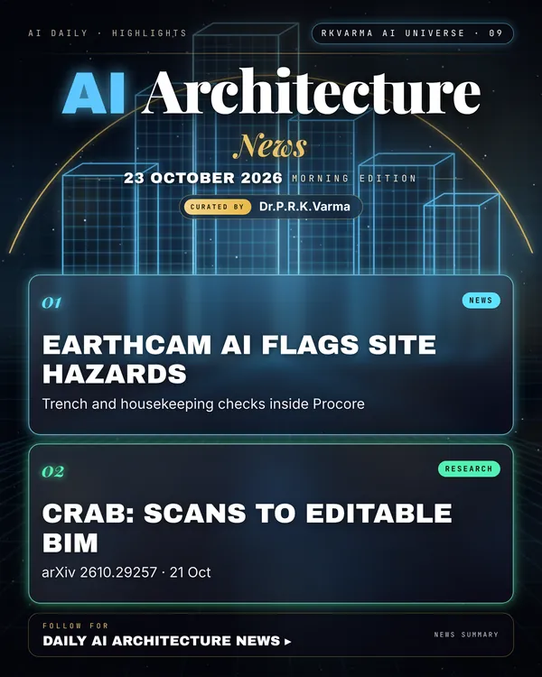 Poster: AI Architecture, 23 October 2026