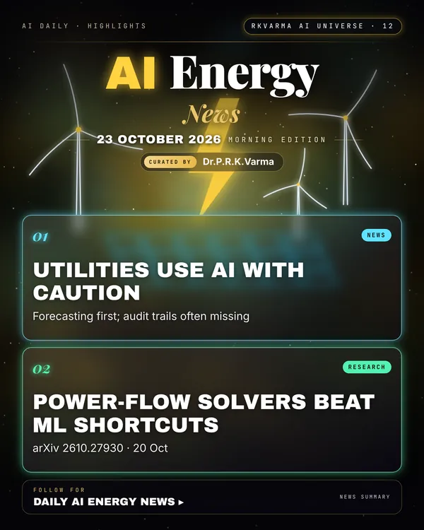Poster: AI Energy, 23 October 2026