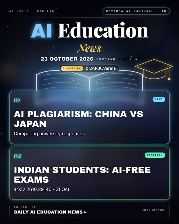 Poster: AI Education, 23 October 2026